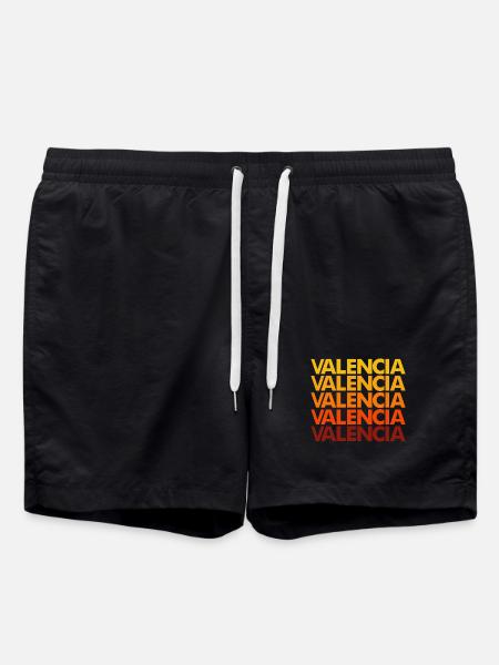 Valencia Gradient Font Stack - Swim Trunks - black