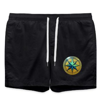 Compass - Swim Trunks - black - Front - AI Model Male 185 light (185cm)