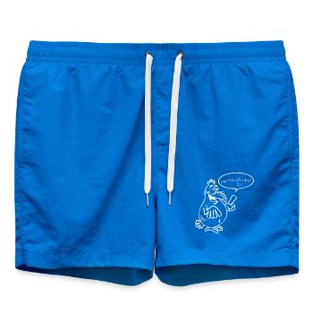Weißer Schlauer Vogel - Badeshorts - Cobalt blue - Vorne