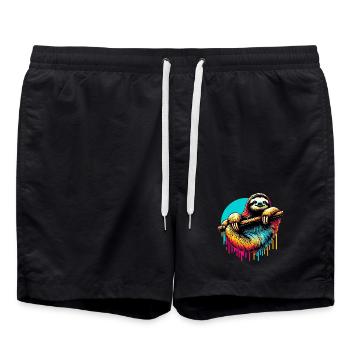 Paresse - Short de bain - noir - Devant - AI Model Male 185 light (185cm)
