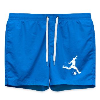 Fußball Spieler Explosion Team EM 2024 icon Fan - Badeshorts - Cobalt blue - Vorne