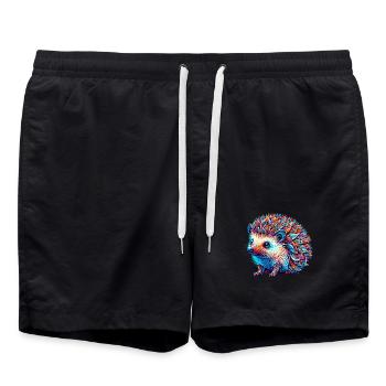 Hérisson - Short de bain - noir - Devant - AI Model Male 185 light (185cm)