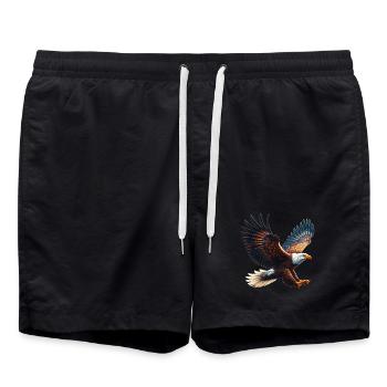 Aigle - Short de bain - noir - Devant - AI Model Male 185 light (185cm)