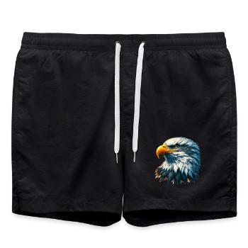 Aigle - Short de bain - noir - Devant - AI Model Male 185 light (185cm)