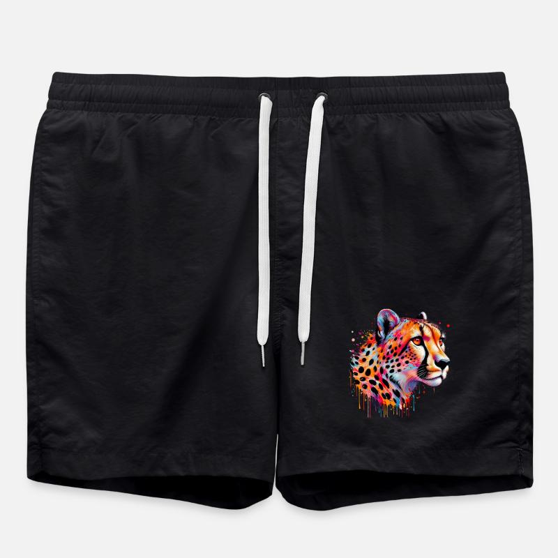 Cheetah - Swim Trunks - black