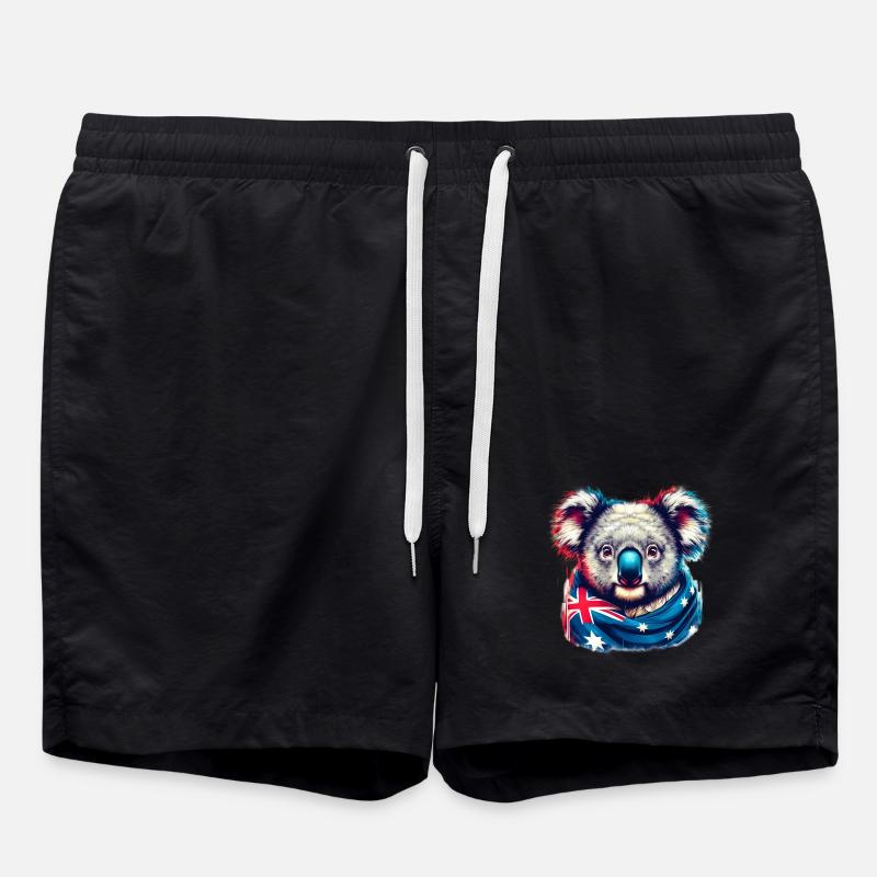 Koala - Badeshorts - Schwarz