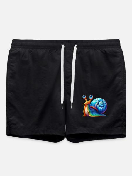 Snail - Swim Trunks - black