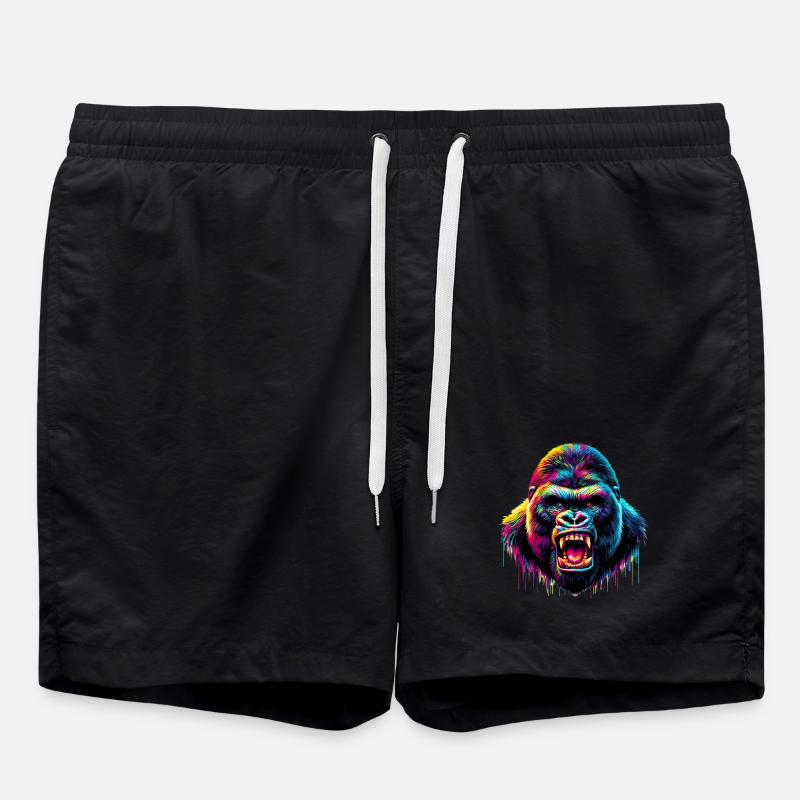 Gorilla - Swim Trunks - black