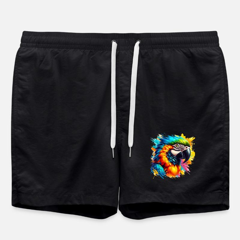 Parrot - Swim Trunks - black
