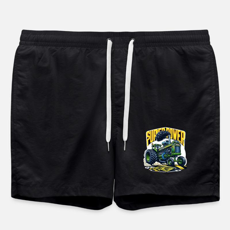 Super tractor - Swim Trunks - black