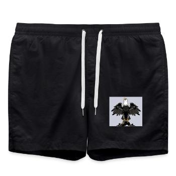 Aigle - Short de bain - noir - Devant - AI Model Male 185 light (185cm)