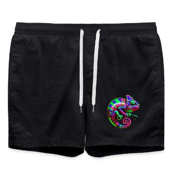 Caméléon - Short de bain - noir - Devant - AI Model Male 185 light (185cm)