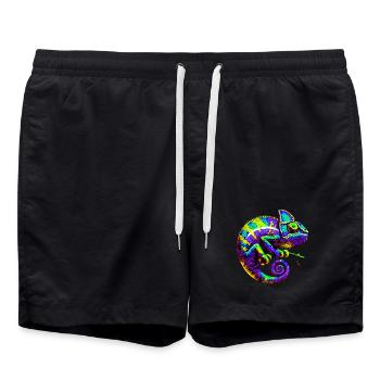 Chameleon - Swim Trunks - black - Front - AI Model Male 185 light (185cm)