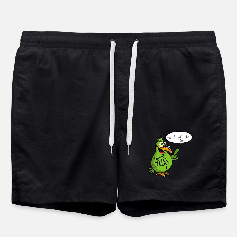 Intelligenter Vogel - Badeshorts - Schwarz