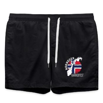 Hammerfest - Badeshorts - Schwarz - Vorne - AI Model Male 185 light (185cm)