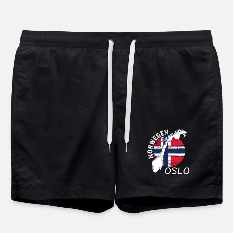 Oslo - Badeshorts - Schwarz