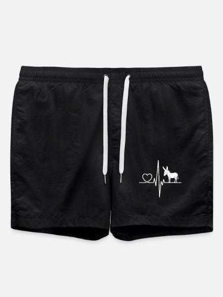 âne - Short de bain - noir