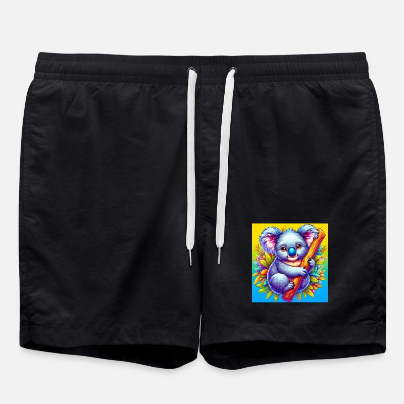 Koala - Badeshorts - Schwarz