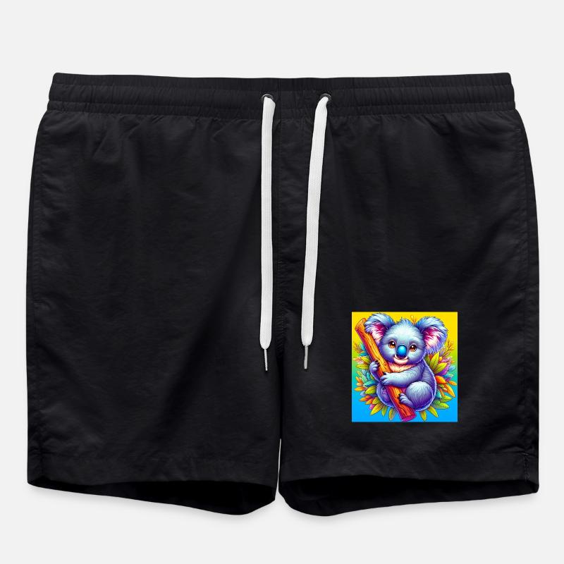 Koala - Swim Trunks - black