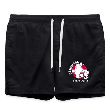 Odense - Badeshorts - Schwarz - Vorne - AI Model Male 185 light (185cm)