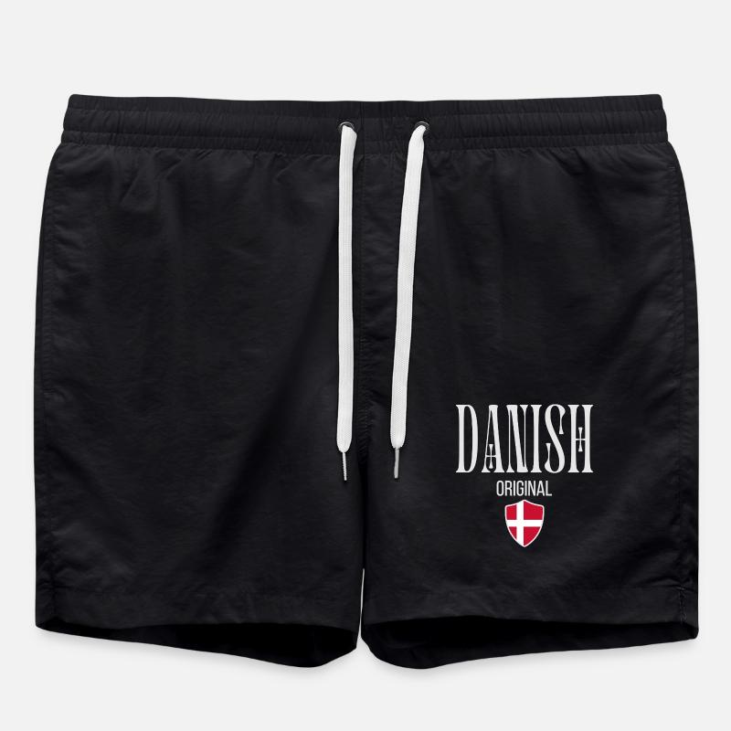 Original Danish, Danish Pride - Swim Trunks - black