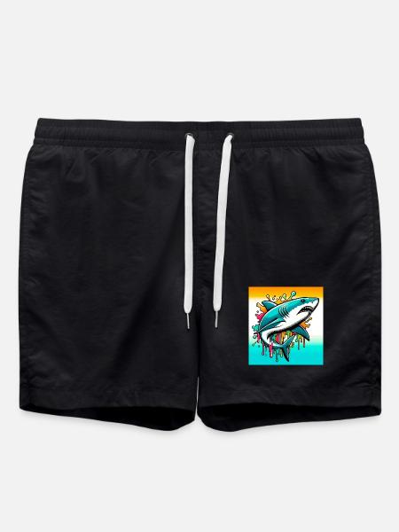 Shark - Swim Trunks - black