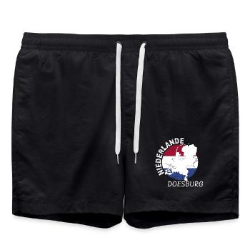 Doesburg - Badeshorts - Schwarz - Vorne - AI Model Male 185 light (185cm)
