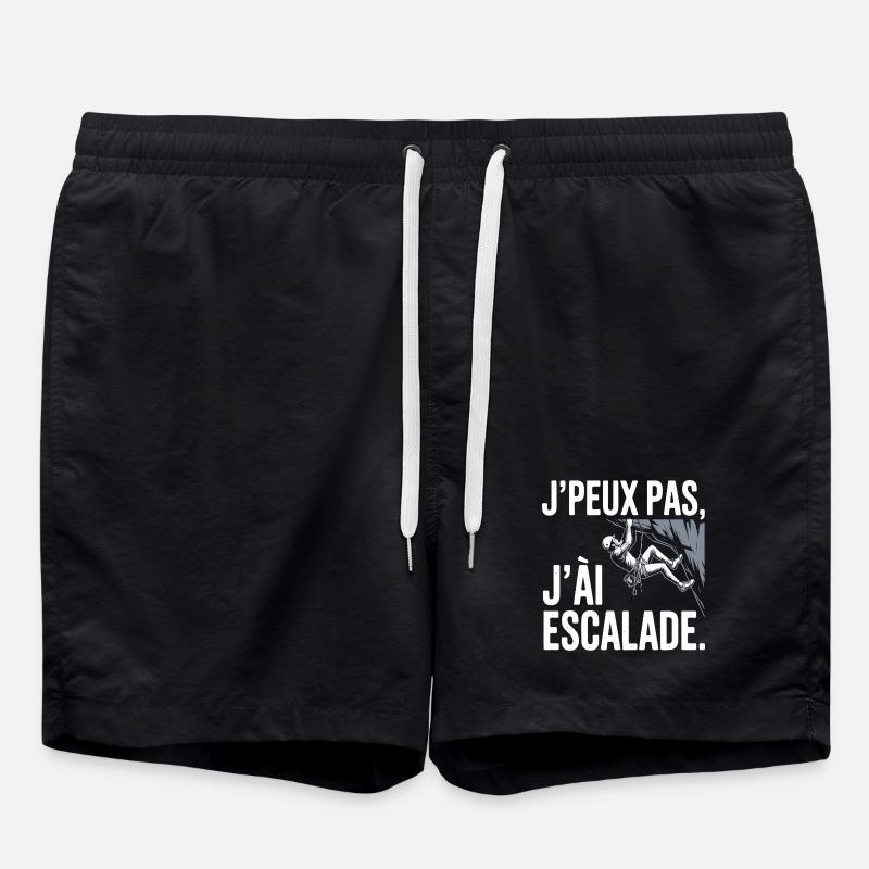 j'peux pas j'ai escalade - Short de bain - noir