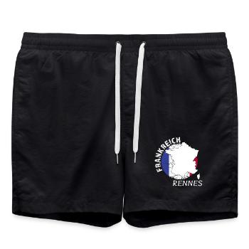 Rennes - Swim Trunks - black - Front - AI Model Male 185 light (185cm)