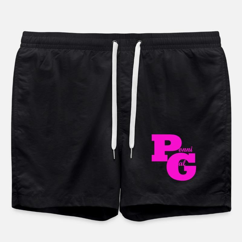 pony crazy - Swim Trunks - black