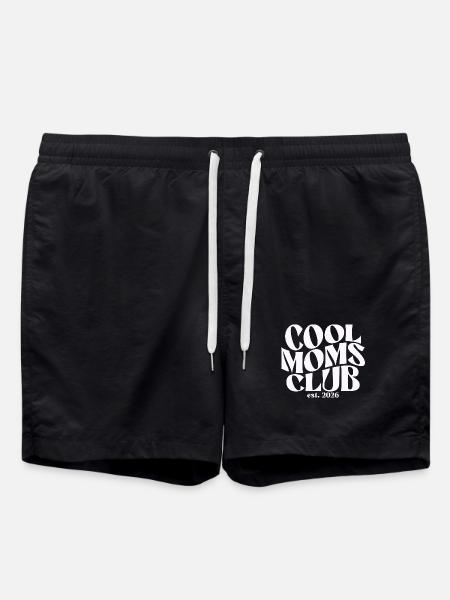 Cool Moms Club - Mors dag-mammapresent - Badshorts - svart