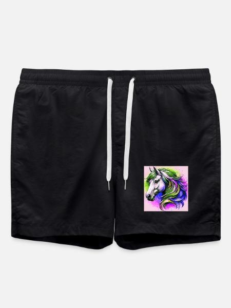 cheval - Short de bain - noir
