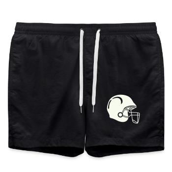 Casque de football américain - Short de bain - noir - Devant - AI Model Male 185 light (185cm)