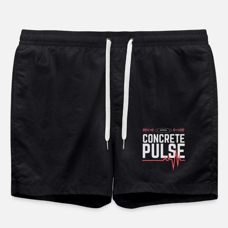 Urban concrete pulse - Swim Trunks - black