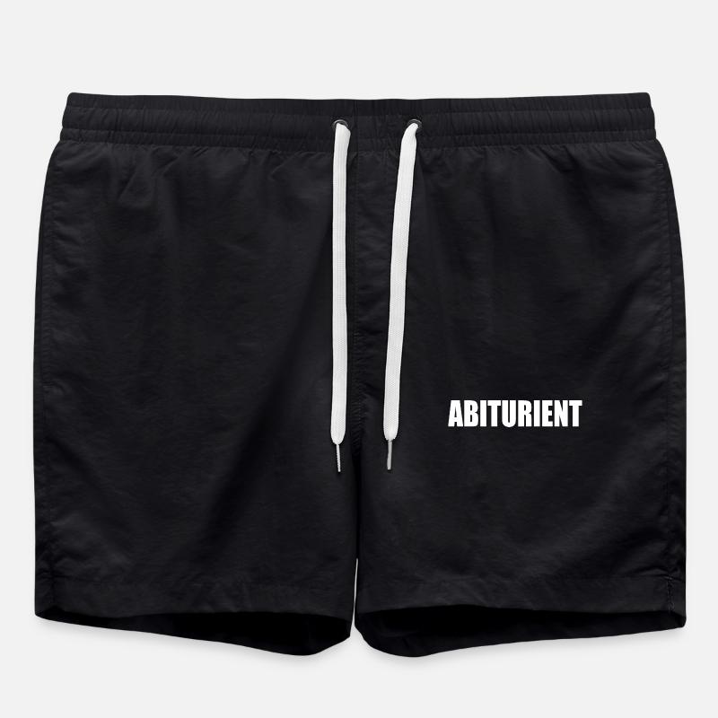 abiturient - Badeshorts - Schwarz