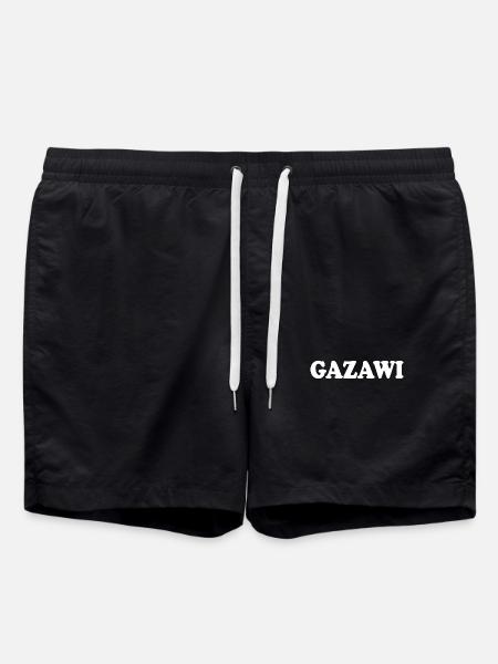 Gazawi gaza - Swim Trunks - black