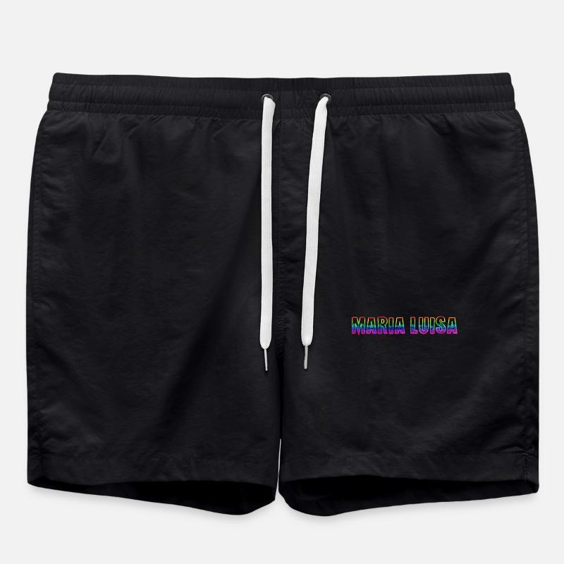 maria luisa rs regenbogen - Badeshorts - Schwarz