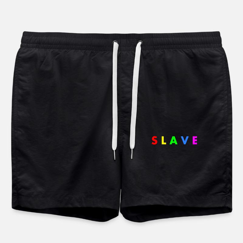 Slave - Swim Trunks - black