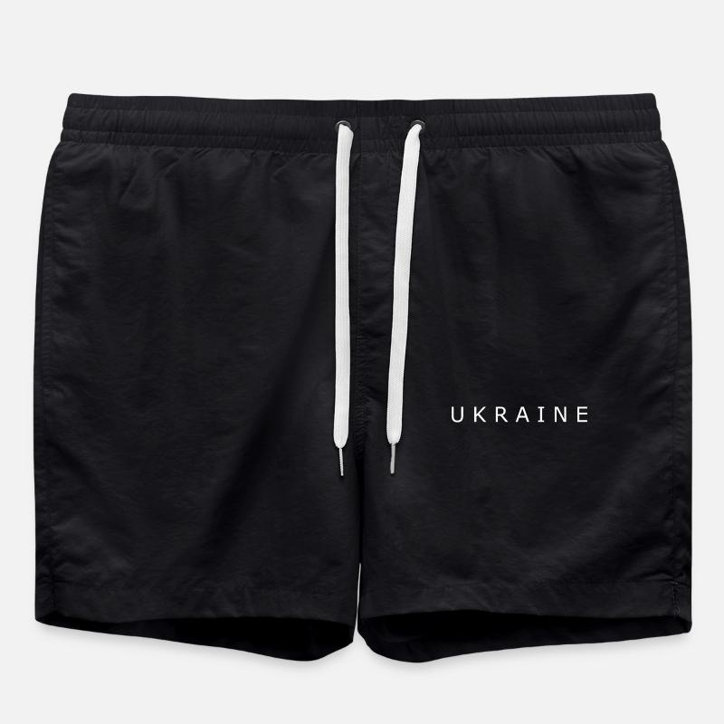 Ukraine - Short de bain - noir