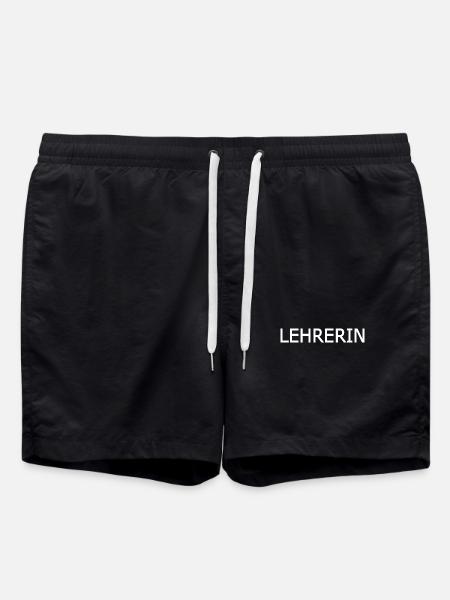 Lehrerin - Badeshorts - Schwarz