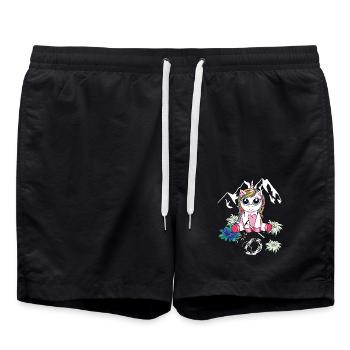 Alpen Unicorn Mountaineer Alpinisme Enfant descente en rappel - Short de bain - noir - Devant - AI Model Male 185 light (185cm)