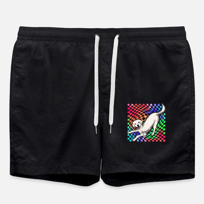 Labrador Rétro - Short de bain - noir