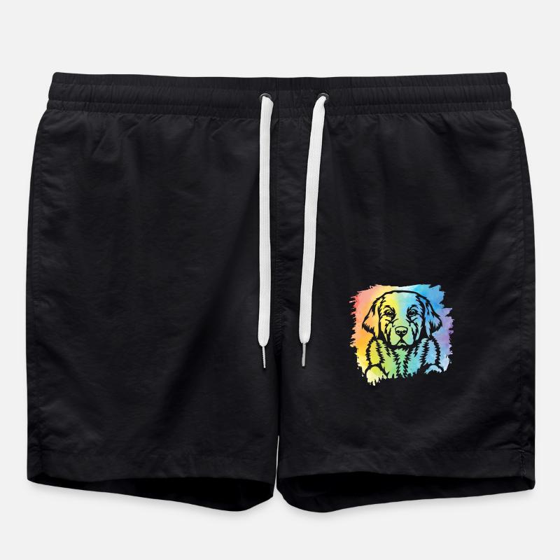 Labrador Retro - Swim Trunks - black