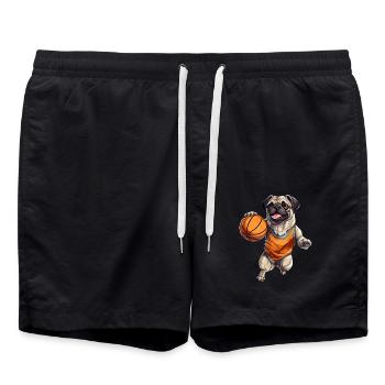 Carlin passionné de basketball: United sur le - Short de bain - noir - Devant - AI Model Male 185 light (185cm)