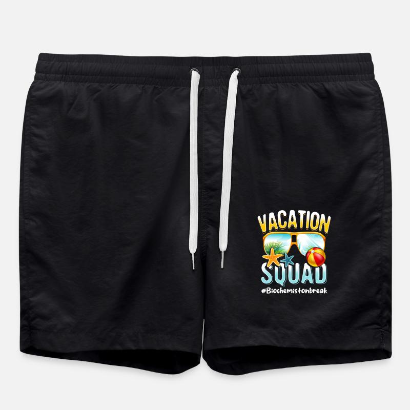 Biochemist Vacation Squad #Biochemistonbreak - Short de bain - noir