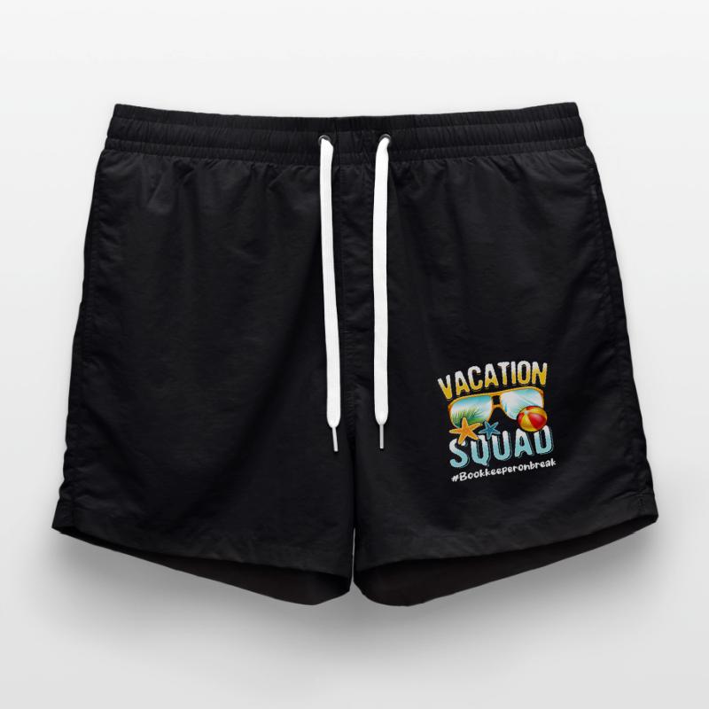 Comptable Vacation Squad #Bookkeeperonbreak Short de bain