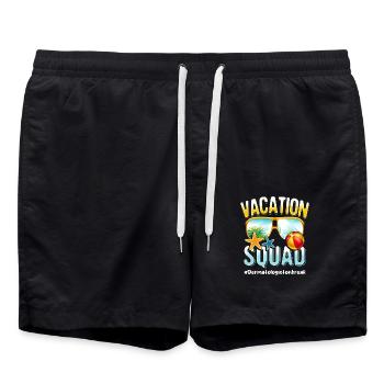 Dermatologist Vacation Squad #Dermatologistonbreak - Swim Trunks - black - Front - AI Model Male 185 light (185cm)