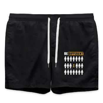 Be Different Ant - Swim Trunks - black - Front - AI Model Male 185 light (185cm)