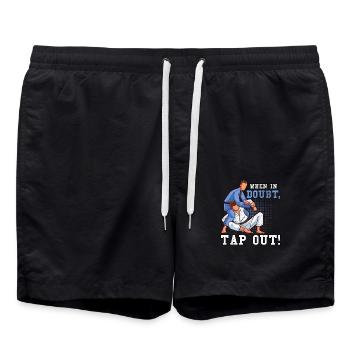 En cas de doute, appuyez sur - Short de bain - noir - Devant - AI Model Male 185 light (185cm)
