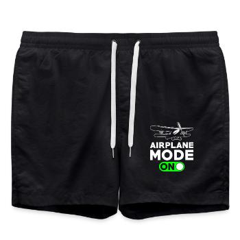 RC Model Airplane Pilot Gift - Swim Trunks - black - Front - AI Model Male 185 light (185cm)